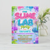 Invitation d'anniversaire pour le laboratoire de s (Debout devant)