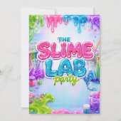 Invitation d'anniversaire pour le laboratoire de s (Dos)