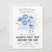 Invitation d'anniversaire pour le premier annivers (Devant)