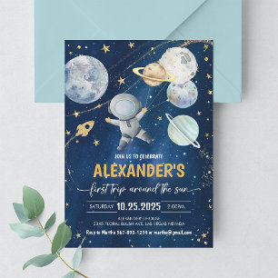 Invitation d'anniversaire pour le Premier Tour aut