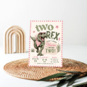 Invitation d'anniversaire pour les 2 ans de Pink T