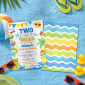 Invitation d'anniversaire pour les 2 ans d'été - D