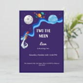 Invitation d'anniversaire pour les 2 ans Two the M (Debout devant)