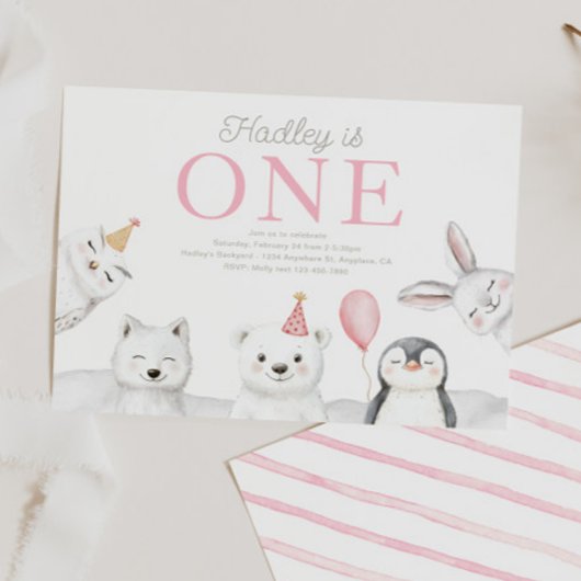 Invitation d'anniversaire pour les animaux de l'Ar