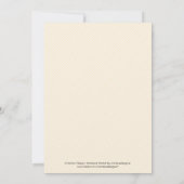 Invitation d'anniversaire pour les animaux de Safa (Dos)