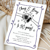 Invitation d'anniversaire pour les bières