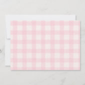 Invitation d'anniversaire pour les deux ans de Lit (Dos)