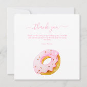 Invitation d'anniversaire pour les douceurs Donuts (Devant)