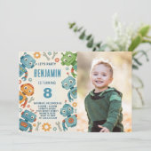 Invitation d'anniversaire pour les enfants (Debout devant)