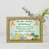 Invitation d'anniversaire pour les enfants de la j (Debout devant)