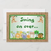 Invitation d'anniversaire pour les enfants de la j (Dos)