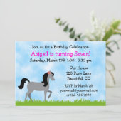 Invitation d'anniversaire pour les filles (Debout devant)