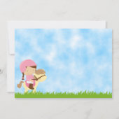 Invitation d'anniversaire pour les filles (Dos)