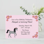 Invitation d'anniversaire pour les filles (Debout devant)