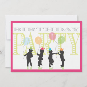 Invitation d'anniversaire pour les filles jumelles