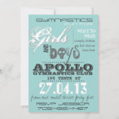 Invitation d'anniversaire pour les garçons et les (Dos)