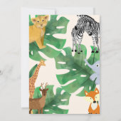 Invitation d'anniversaire pour les garçons sur le (Dos)