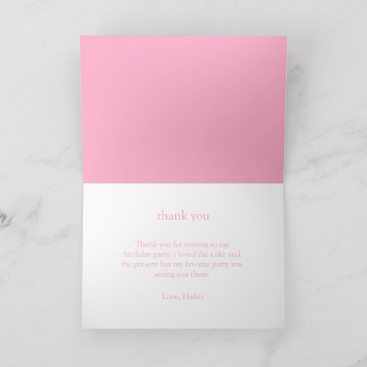 Invitation d'anniversaire pour les gâteaux Donuts  (Intérieur)