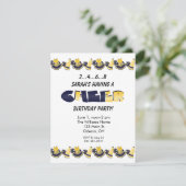 Invitation d'anniversaire pour les Pom-pom girl ja (Debout devant)