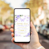 Invitation d'anniversaire pour les premiers baiser