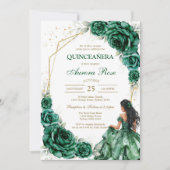 Invitation d'anniversaire pour les quinze ans de M (Devant)