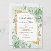 Invitation d'anniversaire pour les quinze ans de M (Devant)