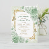 Invitation d'anniversaire pour les quinze ans de M (Debout devant)