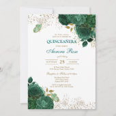 Invitation d'anniversaire pour les quinze ans de M (Devant)