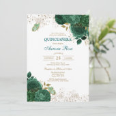 Invitation d'anniversaire pour les quinze ans de M (Debout devant)
