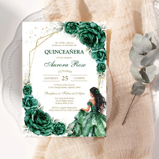 Invitation d'anniversaire pour les quinze ans de M