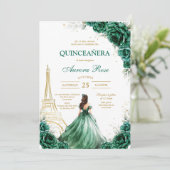 Invitation d'anniversaire pour les quinze ans de M (Debout devant)