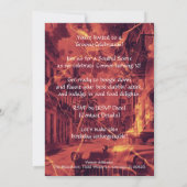 Invitation d'anniversaire pour lui avec la photo C (Dos)