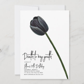 Invitation d'anniversaire pour mes 20 ans à oublie