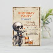 Invitation d'anniversaire pour mes vingt ans c'est (Debout devant)