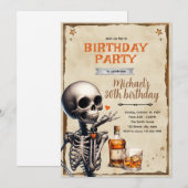 Invitation d'anniversaire pour mes vingt ans c'est (Devant / Derrière)