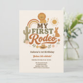 Invitation d'anniversaire pour mon premier rodéo 1 (Debout devant)