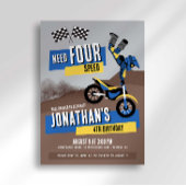 Invitation d'anniversaire pour moto de terre Need 