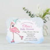 Invitation d'anniversaire pour patinage sur glace (Debout devant)