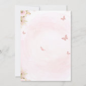 Invitation d'anniversaire pour petite princesse  (Dos)