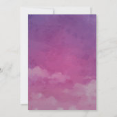 Invitation d'anniversaire pour soirée cinéma pour  (Dos)