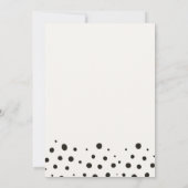 Invitation d'anniversaire pour thé aux perles mode (Dos)