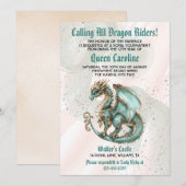 Invitation d'anniversaire pour tous les cavaliers (Devant / Derrière)