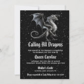Invitation d'anniversaire pour tous les dragons (Devant)
