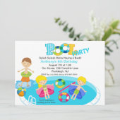 Invitation d'anniversaire pour tous les enfants de (Debout devant)