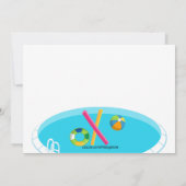 Invitation d'anniversaire pour tous les enfants de (Dos)