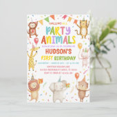 Invitation d'anniversaire pour tous les fêtards (Debout devant)