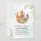 Invitation d'anniversaire pour tout âge - Arche de (Devant)