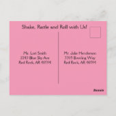 Invitation d'anniversaire pour tout âge, diner des (Dos)