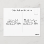 Invitation d'anniversaire pour tout âge, diner des (Dos)