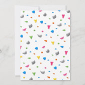 Invitation d'anniversaire pour tout âge - Escalade (Dos)
